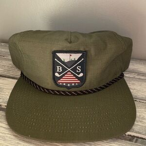 Boston Scott Golf Rope SnapBack hat • NWT • OS